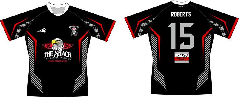 Cedar Rapids Headhunters Custom Classic Rugby Jersey #J3c