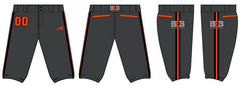 Bomb Dinger Baseball Stacheman Elite Custom Knicker Baseball Pants #BP2