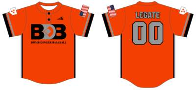 Bomb Dinger Baseball Custom Nanodri Baseball Jersey #J3B