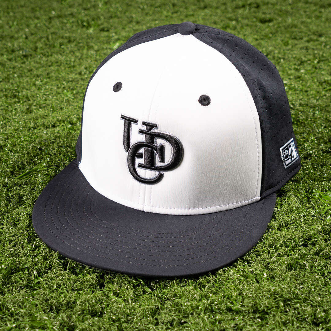 Upper Deck Cougars White and Black Flat Bill Hat (Extra Hat)