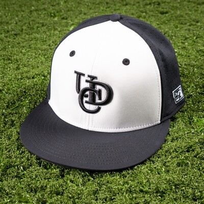 Upper Deck Cougars White and Black Flat Bill Hat (Extra Hat)