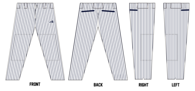 Athletics (Logue) Stacheman Elite Custom Pro-Fit Baseball Pants #BP2C