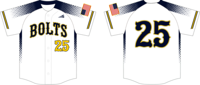 Ridge Community High School Bolts Custom HexaFlex Baseball Jersey #J2B