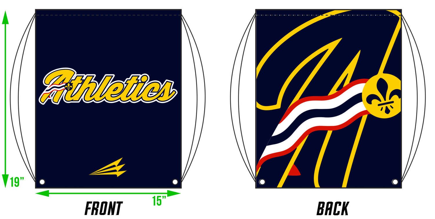 Athletics (Logue) Custom Drawstring Bag #DB1