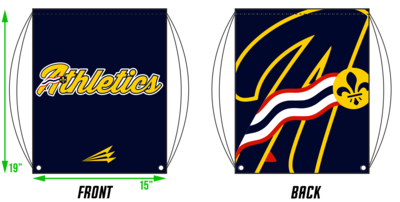 Athletics (Logue) Custom Drawstring Bag #DB1