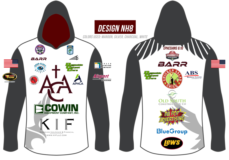 ACA Fishing Team Custom NanoHood #NH8