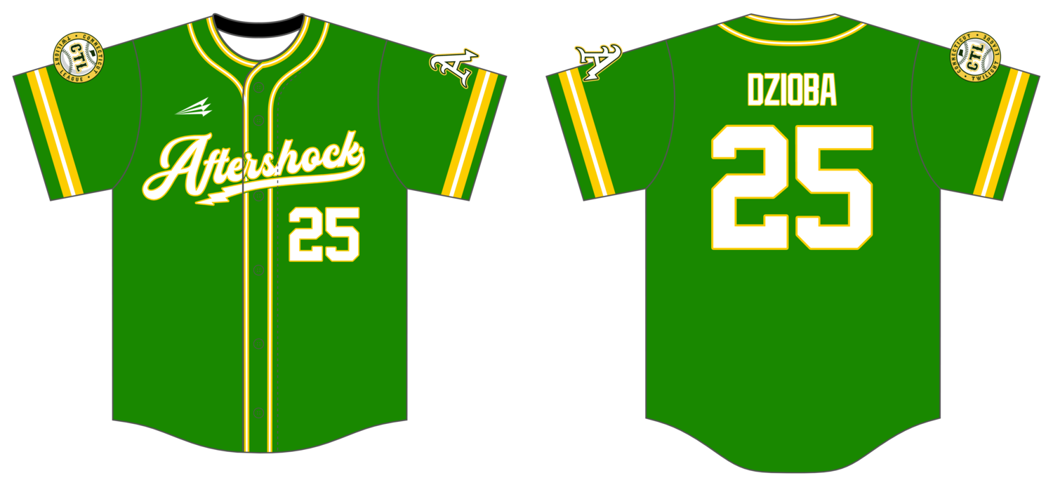 Southington Aftershock Custom HexaFlex Baseball Jersey #J3B