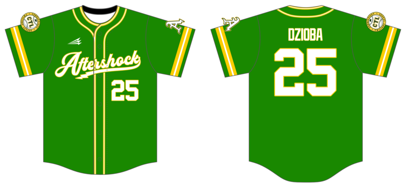 Southington Aftershock Custom HexaFlex Baseball Jersey #J3B