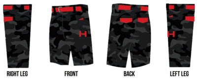Florida Heat Stacheman Elite Custom Knicker Baseball Pants #BP4
