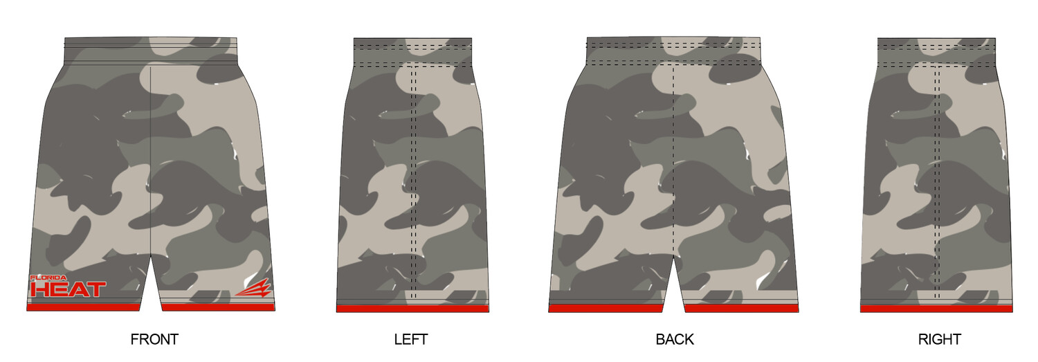 Florida Heat Custom Revolution Pocket Shorts #RV3