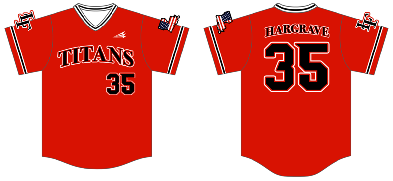 Louisiana Titans (Max Sports) Custom Nanodri Baseball Jersey #J5B