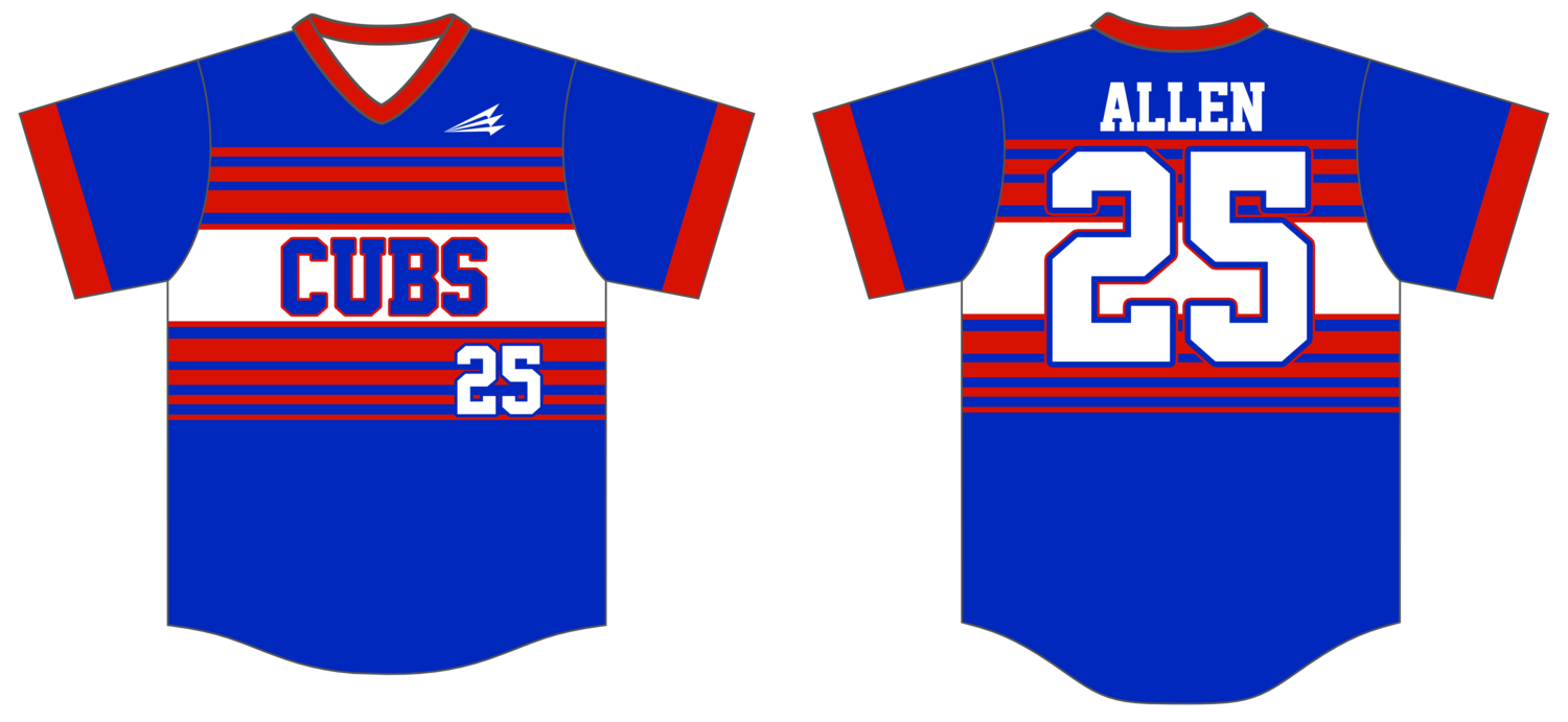 Montgomery Cubs Custom HexaFlex Baseball Jersey #J2