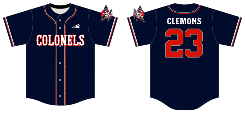 Kentucky Colonels Custom HexaFlex Baseball Jersey #J6