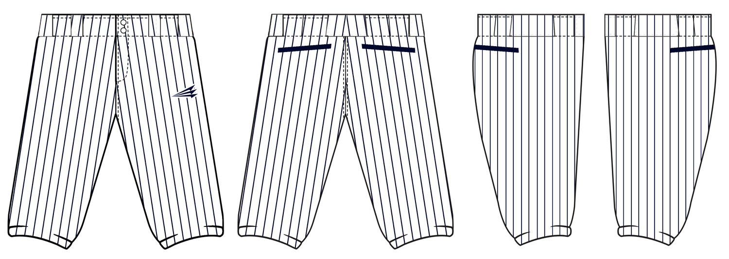 Athletics (Logue) Stacheman Elite Custom Knicker Baseball Pants #BP2D