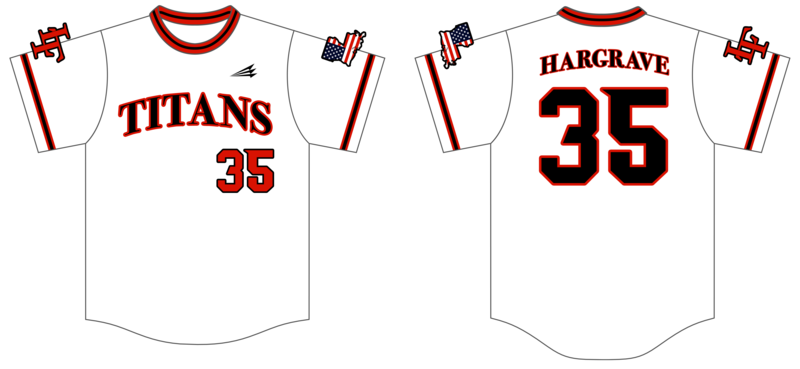 Louisiana Titans (Max Sports) Custom Nanodri Baseball Jersey #J6B
