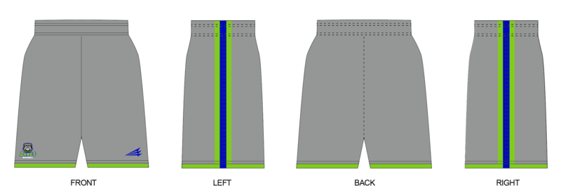 AZ Diamond Dawgs Custom Revolution Pocket Shorts #RV6