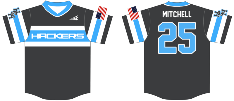 Hub City Hackers Custom HexaFlex Baseball Jersey #J4c