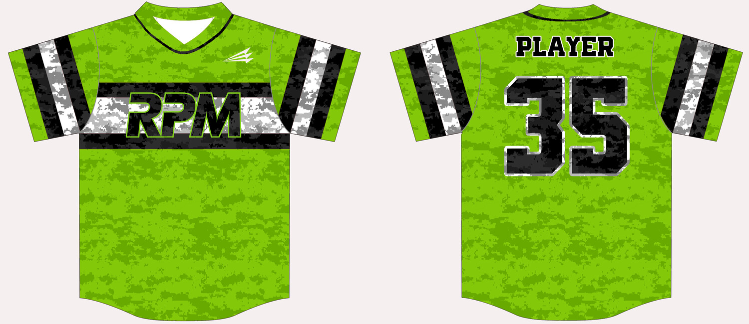 Texas RPM Custom HexaFlex Baseball Jersey #J6