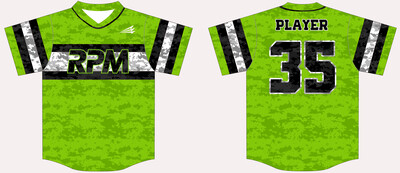 Texas RPM Custom HexaFlex Baseball Jersey #J6