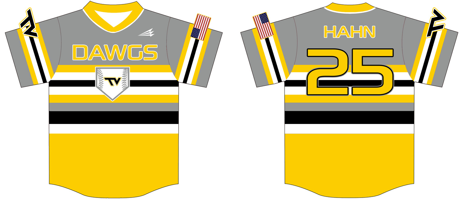 TV Dawgs Custom HexaFlex Baseball Jersey #J5