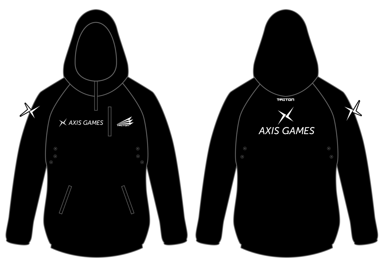 Axis Custom Gladiator Hoodie #GH1