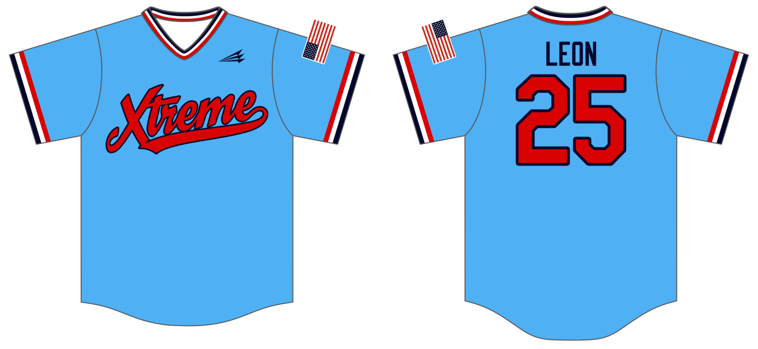 Team Xtreme Baseball Custom NanoDri Jersey #J5b