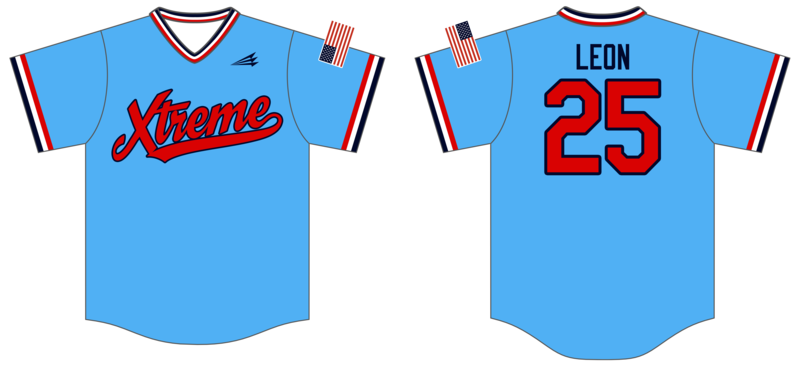 Team Xtreme Baseball Custom NanoDri Jersey #J5b