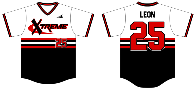 Team Xtreme Baseball Custom NanoDri Jersey #J1