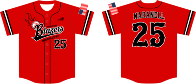 Briarcliffe Blazers Custom HexaFlex Baseball Jersey #J3