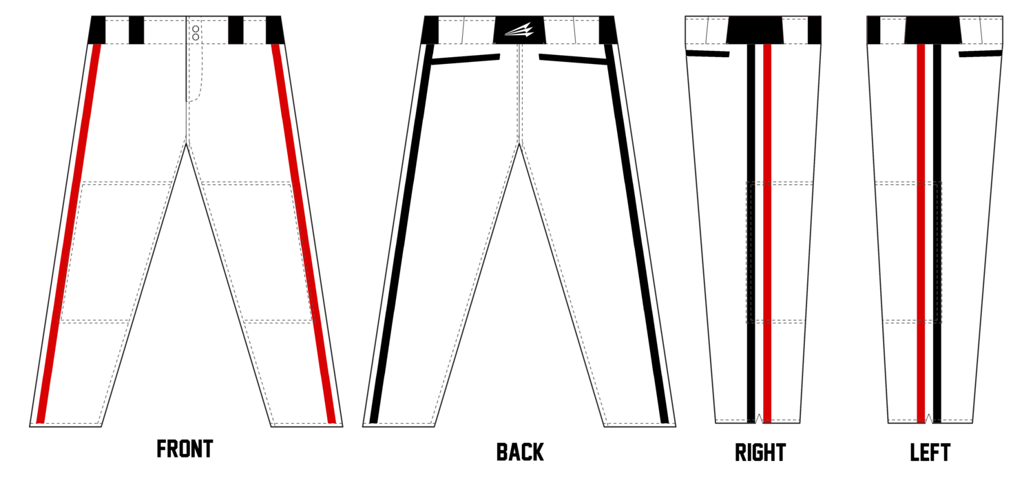 Briarcliffe Blazers Custom Relaxed Baseball Pant #BP5