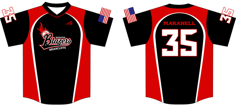 Briarcliffe Blazers Custom HexaFlex Baseball Jersey #J4