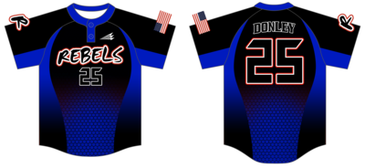 Washington Rebels Custom Hexaflex Baseball Jersey #J3B