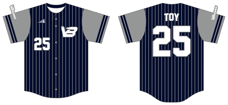 Valley Bruins Custom HexaFlex Baseball Jersey #J2