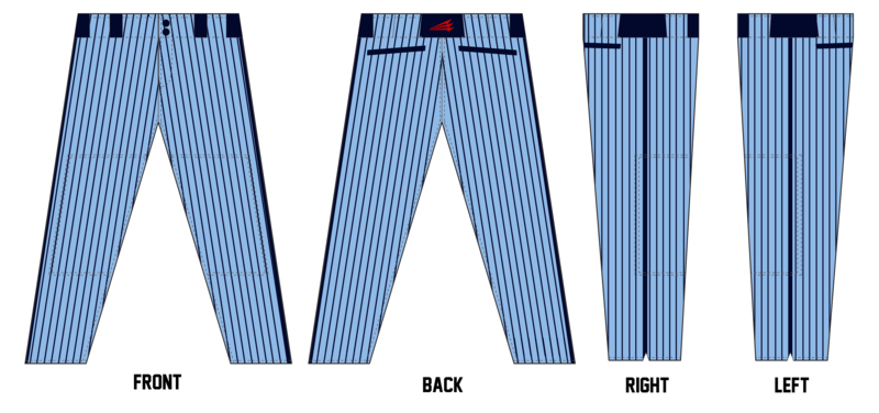 Titans Baseball Club (Sharp) Custom Relaxed Long Baseball Pant #BP3a