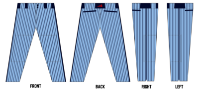 Titans Baseball Club (Sharp) Custom Relaxed Long Baseball Pant #BP3a