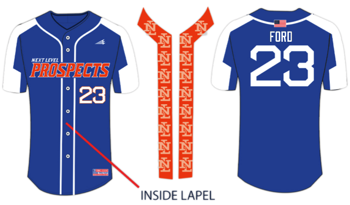 Next Level Prospects Custom HexaFlex Baseball Jersey #J1