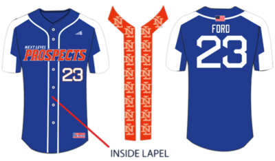 Next Level Prospects Custom HexaFlex Baseball Jersey #J1