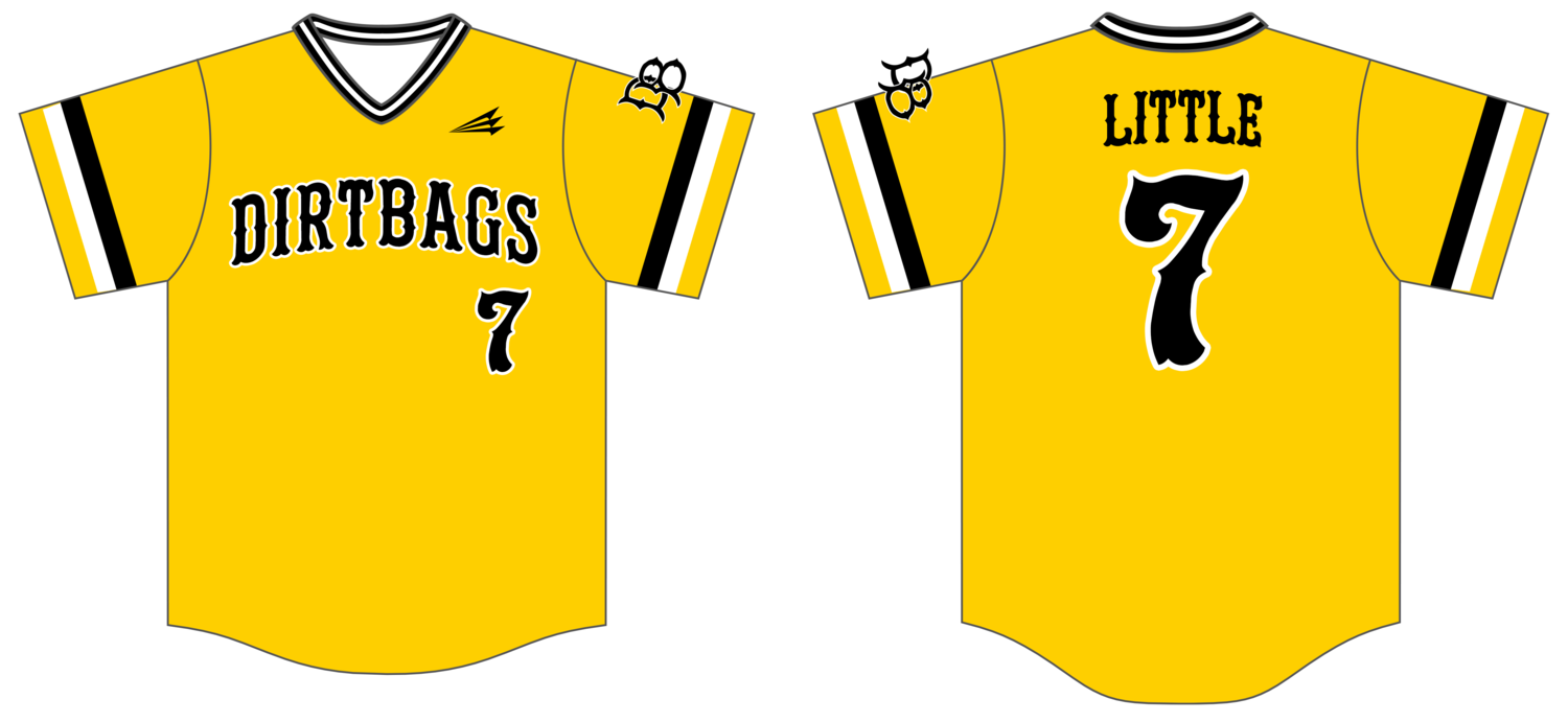 Quincy Dirtbags Custom Hexaflex Baseball Jersey #J17C