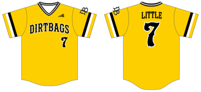 Quincy Dirtbags Custom Hexaflex Baseball Jersey #J17C