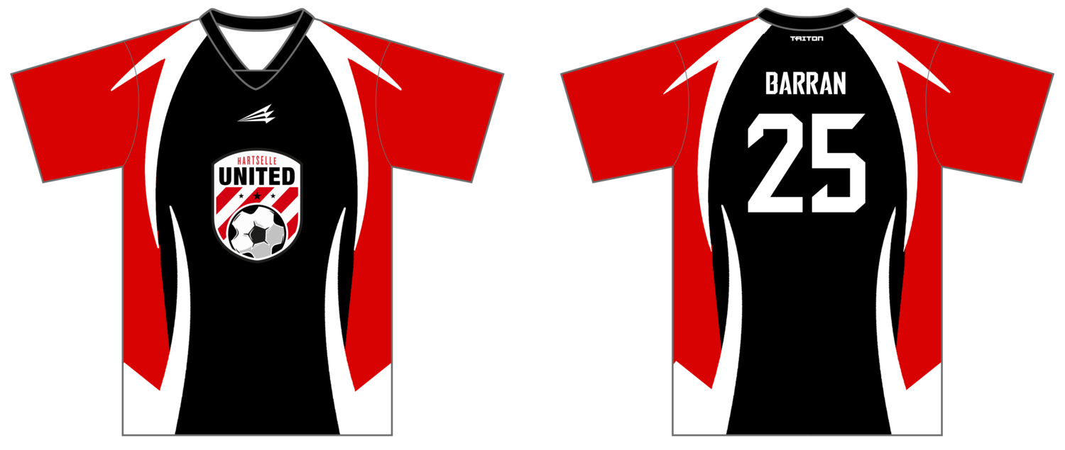 Hartselle United Futbol Club Custom HyperDri Soccer Jersey #J1a
