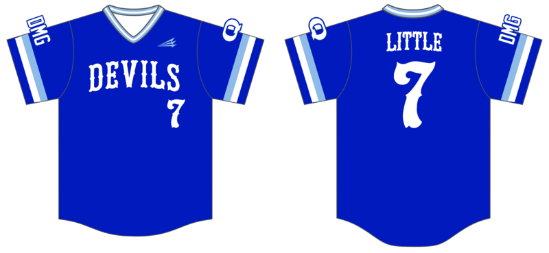 Quincy Devils Custom Hexaflex Baseball Jersey #J6C