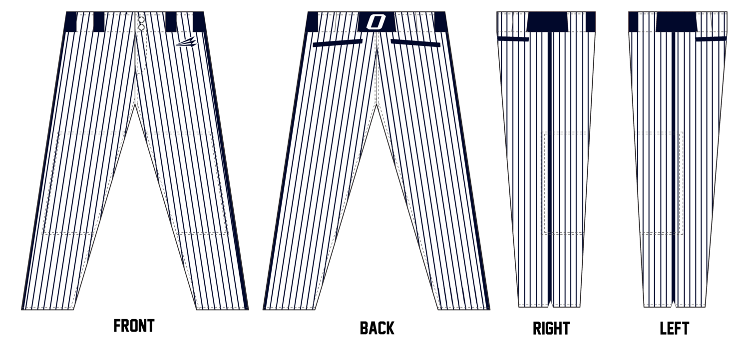Oswego Panthers Custom Relaxed Baseball Pant #BP7