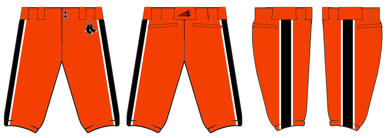 Artesia Pawsox Stacheman Elite Custom Knicker Baseball Pants #BP5B