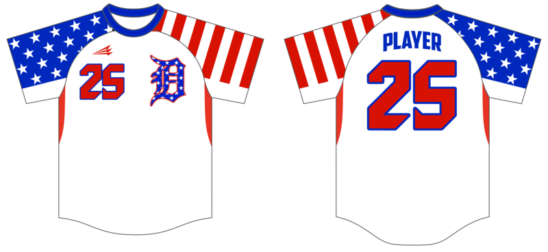 Cincinnati Dynasty Custom HexaFlex Baseball Jersey #1C