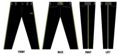 Sarasota Shock Stacheman Elite Custom Long Baseball Pants #BP2B