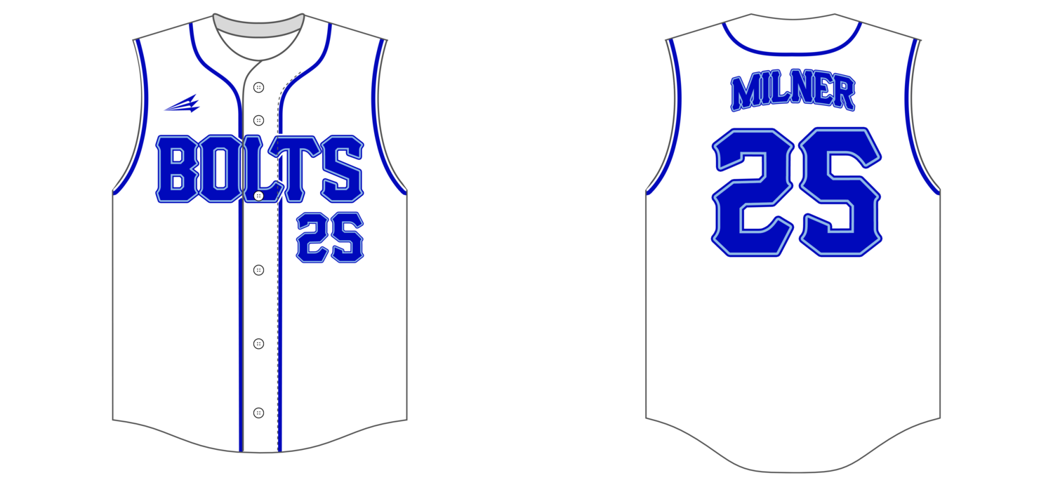 Central Alabama Bolts Custom NanoDri Baseball Jersey #J2d
