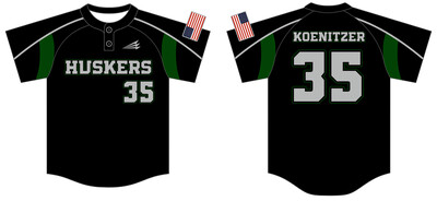 Yorktown Huskers Custom HexaFlex Baseball Jersey #J4b