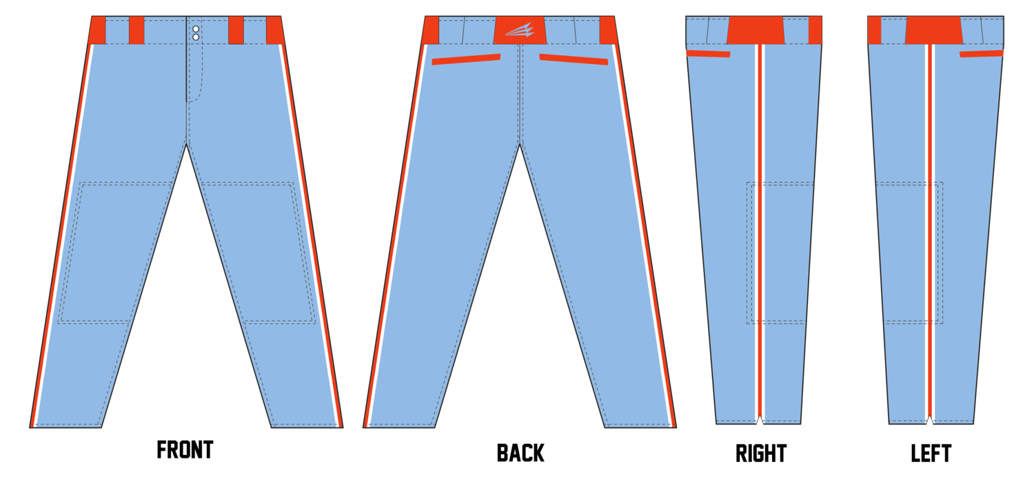 Oswego Panthers Custom Relaxed Baseball Pant #BP8