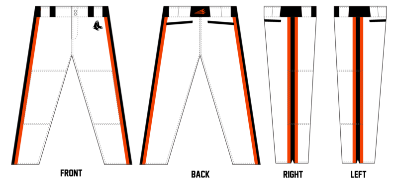 Artesia Pawsox Stacheman Elite Custom Long Baseball Pants #BP1