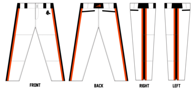 Artesia Pawsox Stacheman Elite Custom Long Baseball Pants #BP1